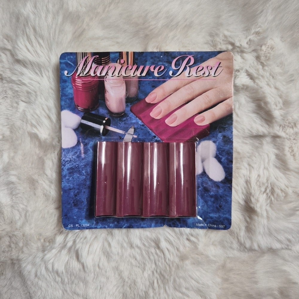 Vintage 1997 Manicure Rest Item Nails Hands Home Nail Salon 90s Deadstock New ✨️